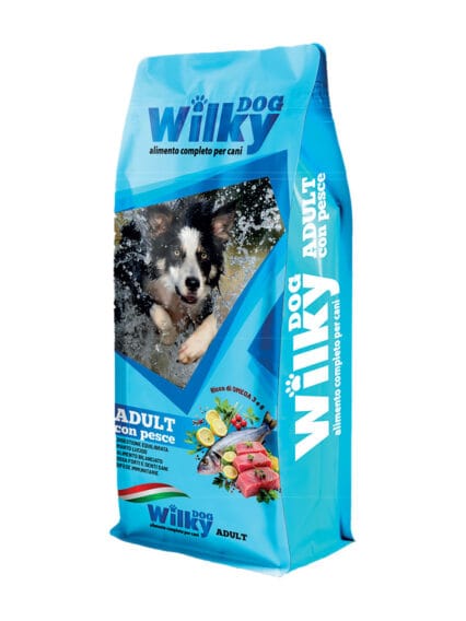 Wilky Dog Adult All Breed PESCE alimento completo per cani 20kg