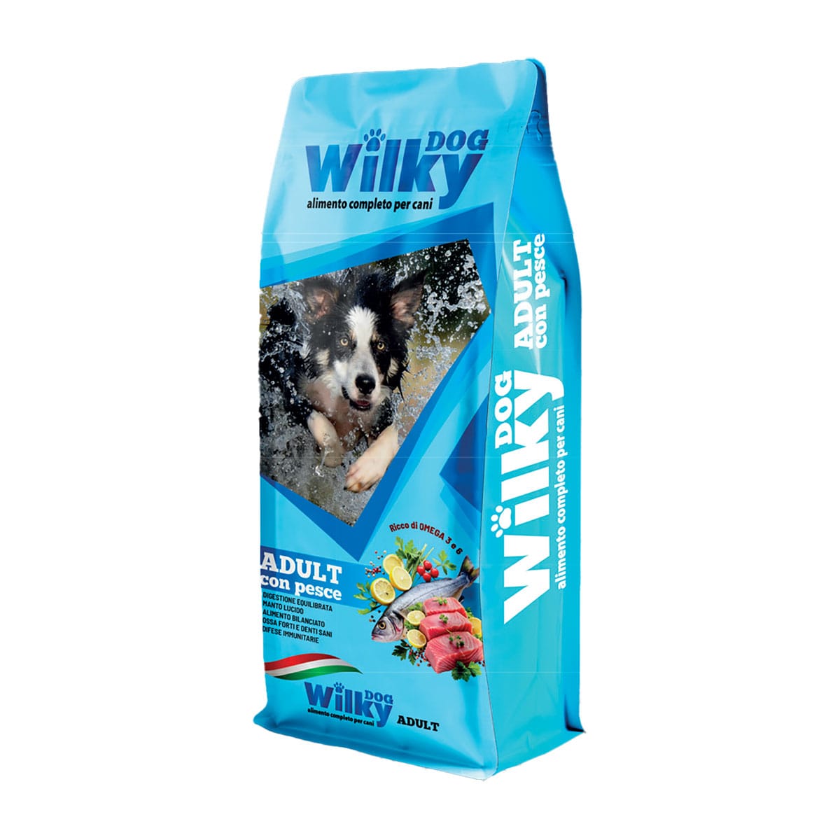 Wilky Dog Adult All Breed PESCE alimento completo per cani 20kg