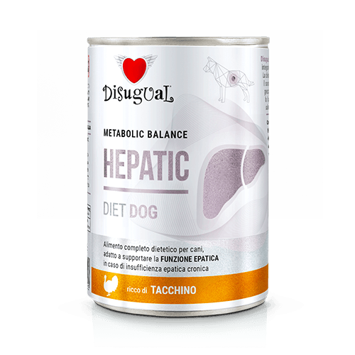 Disugual Metabolic Balance DOG HEPATIC Tacchino 400gr